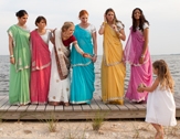 bridal party in traditional indian dress